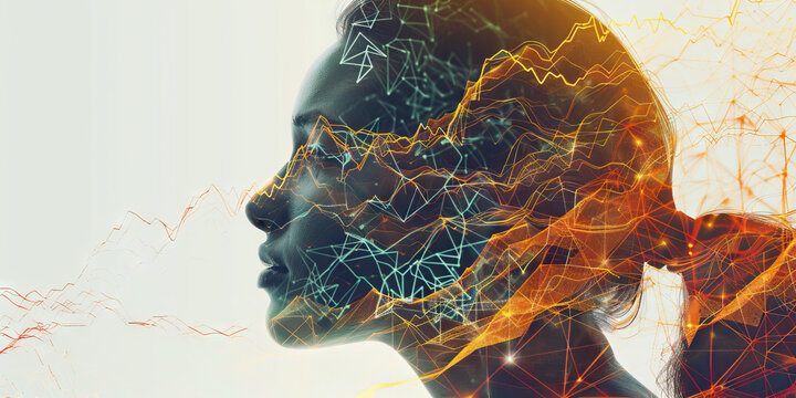 Tranquil Trends: A line graph, charting a steady and gradual increase over time.