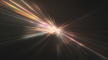 Background of retro film overly, image with scratch, dust and light leaks. Lens flare holographic effect background.