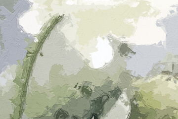 Oil paintings and various flowers, birds, lotus leaves, lotus flowers, and plum blossoms are all beautiful