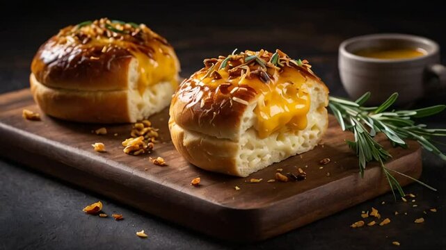 Cheese buns traditional food of Australia