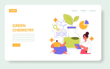 Sustainable Materials. Flat Vector Illustration