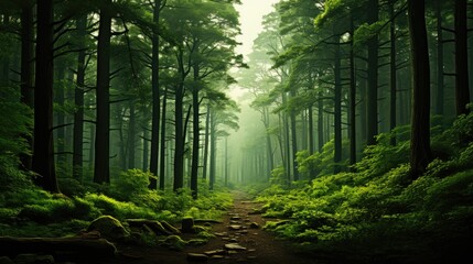 Fototapeta premium Forest illustration HD 8K wallpaper Stock Photographic Image 