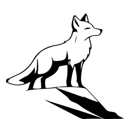 Fox Logo Vector Design 2024, Free Fox Logo Adobe Stock, Fox single icon