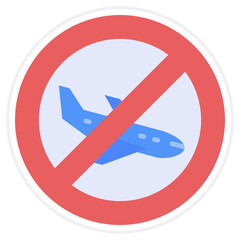 No Flight Icon