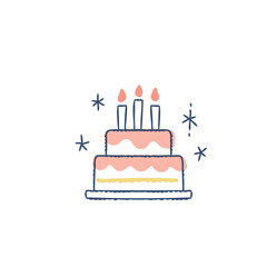 リボンのついたプレゼントの箱とパーティクラッカー