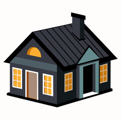 house icon isolated on white