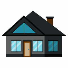 house icon isolated on white