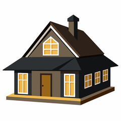 house icon isolated on white