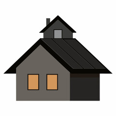 house icon isolated on white