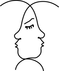 BLACK and WHITE  .  ROMANCE and LOVE .  EMOTICONS POSTER.eps