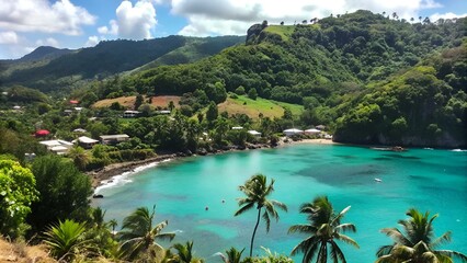 Saut d'acomat, Guadeloupe