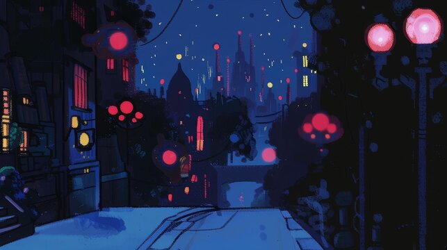 Infuse a sense of depth and mystery by utilizing unexpected camera angles in a digital painting, blurring the lines between reality and imagination,
