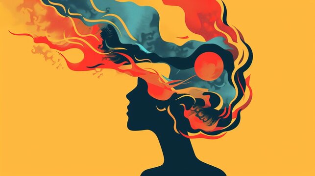 Visualizing mental well being  a thought provoking depiction of emotional health