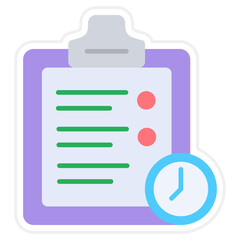 Obraz premium Agenda Icon