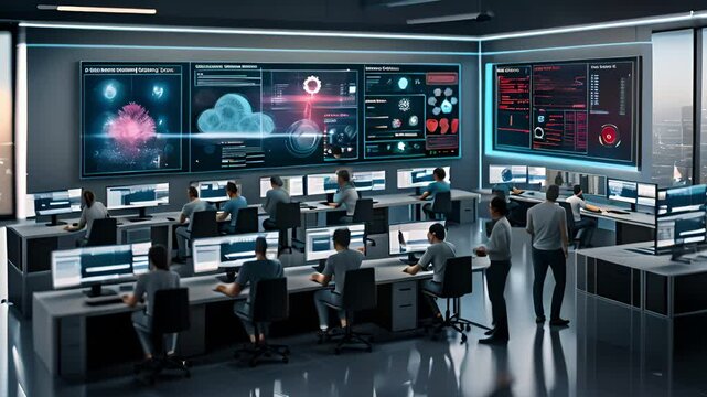 This is center equipped for sophisticated monitoring of cybersecurity threats