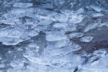  Abstract ice formation background.