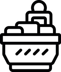 Shopping basket full of groceries, symbolizing the concept of grocery shopping and supermarket visits