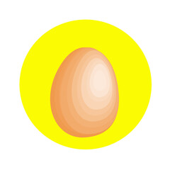 set of egg on white