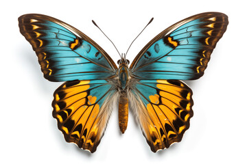 Obraz premium A beautiful butterfly isolated on white background. Butterfly.