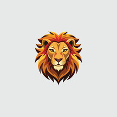 Lion Head Mascot
