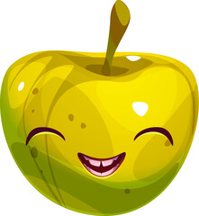 Laughing Green Apple Character