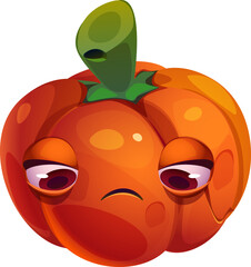 Sad Pumpkin Character
