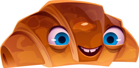 Happy Croissant Character