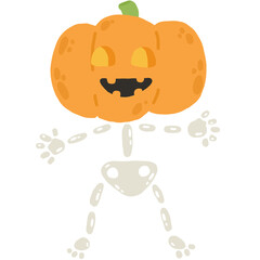 halloween pumpkin head 