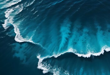 Beautiful beach scenery, high angle view of the sea