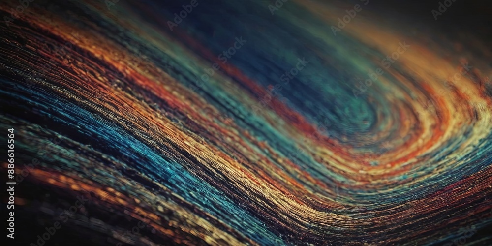 Aufkleber A colorful, abstract artwork with a diverse array of hues