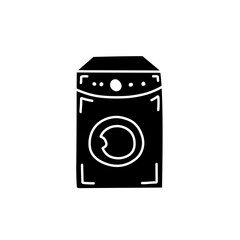 washing machine silhouette icon