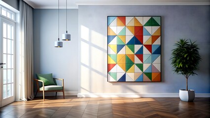 A Visual Harmony Created Through Geometry and Form Generative AI Computational creativity