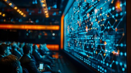 Fototapeta premium Cutting Edge Digital Communication Solutions for the Future of Business Connectivity and