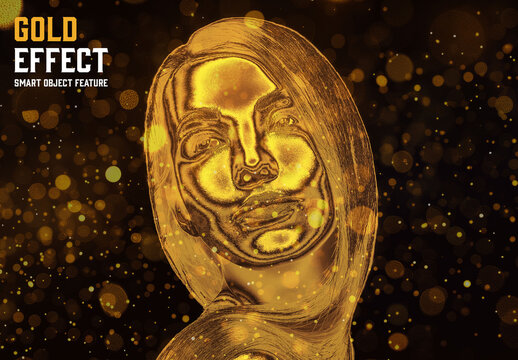 Gold Effect with Generative AI