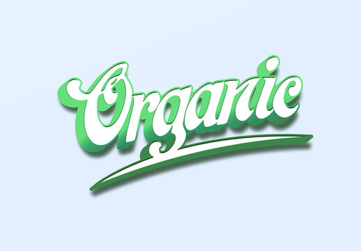 Text Effect Organic