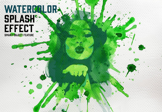 Watercolor Splash Effect with Generative AI