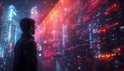 AI-driven Calendar Interface for Time Optimization, concept of AI-driven calendar interface for time optimization, businessman using AI on a virtual screen calendar interface to manage time, 