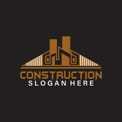 Fototapeta premium Construction Logo design unique new free Graphics for Logo royalty free images for your company 
