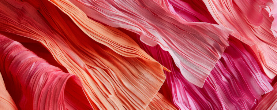 A detailed view of crepe paper with a crinkled, stretchy texture. The vibrant color and unique feel make it ideal for crafts and decorations.