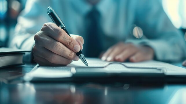 Court stenographer transcribing proceedings, legal decisionmaking, official record