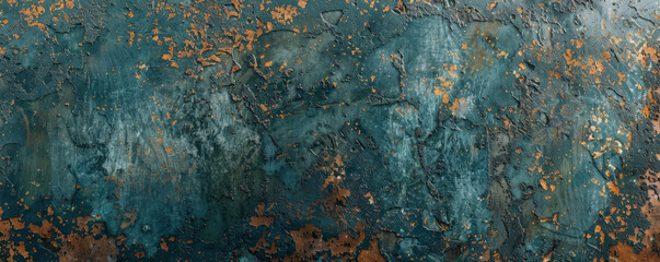 Metallic hemlock color background showcasing a tarnished texture, giving it an aged and vintage look with areas of wear and patina.