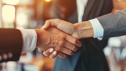 business agreement hand shaking