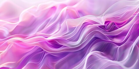Obraz premium Abstract background with polygonal elements and wavy lines with light tones, smooth transitions, minimalistic composition.