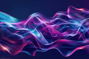 Beautiful texture surface neon wave, design natural abstract background