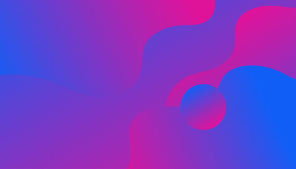 Blue and pink gradient geometric shape background. Creative illustration for poster, web, landing, page, cover
