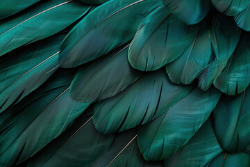 Generative ai on theme of beautiful texture bird feather for design natural abstract background