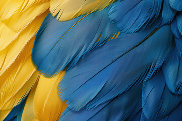 Fototapeta premium Generative ai on theme of beautiful texture bird feather for design natural abstract background