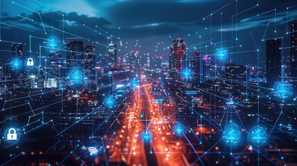 Fototapeta premium IoT concept image