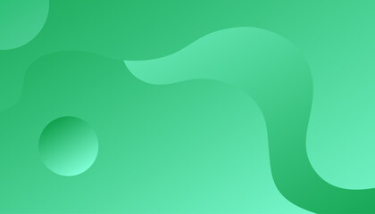 Abstract green gradient circles shape background.  vector illustration for poster, web, cover, greeting, card, promotion, EPS 10
