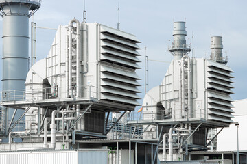 Gas Turbine Inlet Air Hole with Filter System. Large Air Filtration House for Combined Cycle Power...